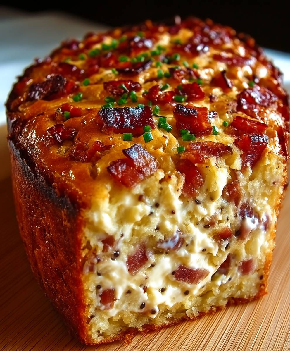 Cake au Comté lardons