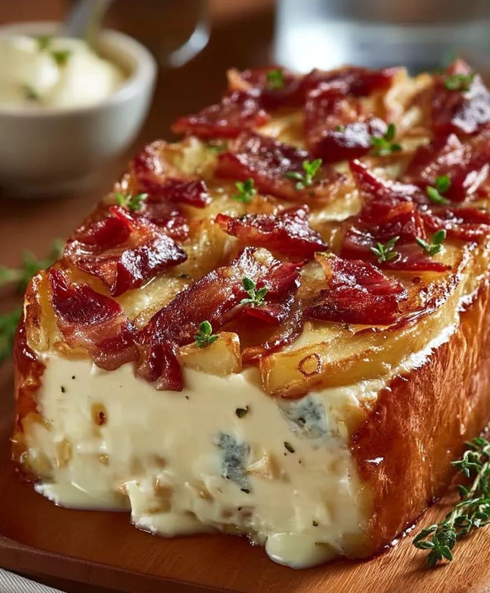 Cake Camembert Lardons