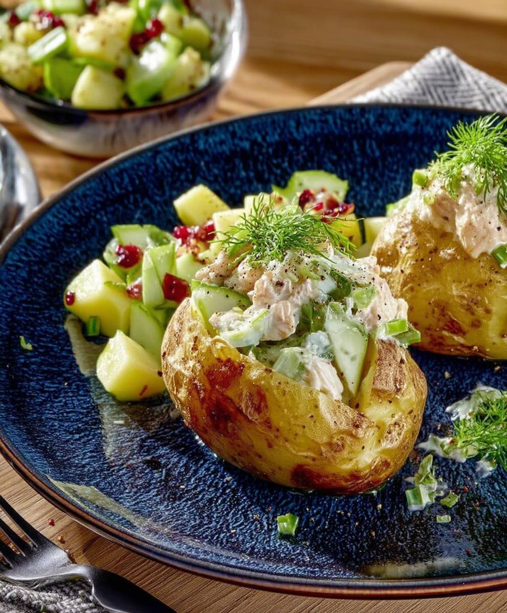 Pommes de terre farcies hareng