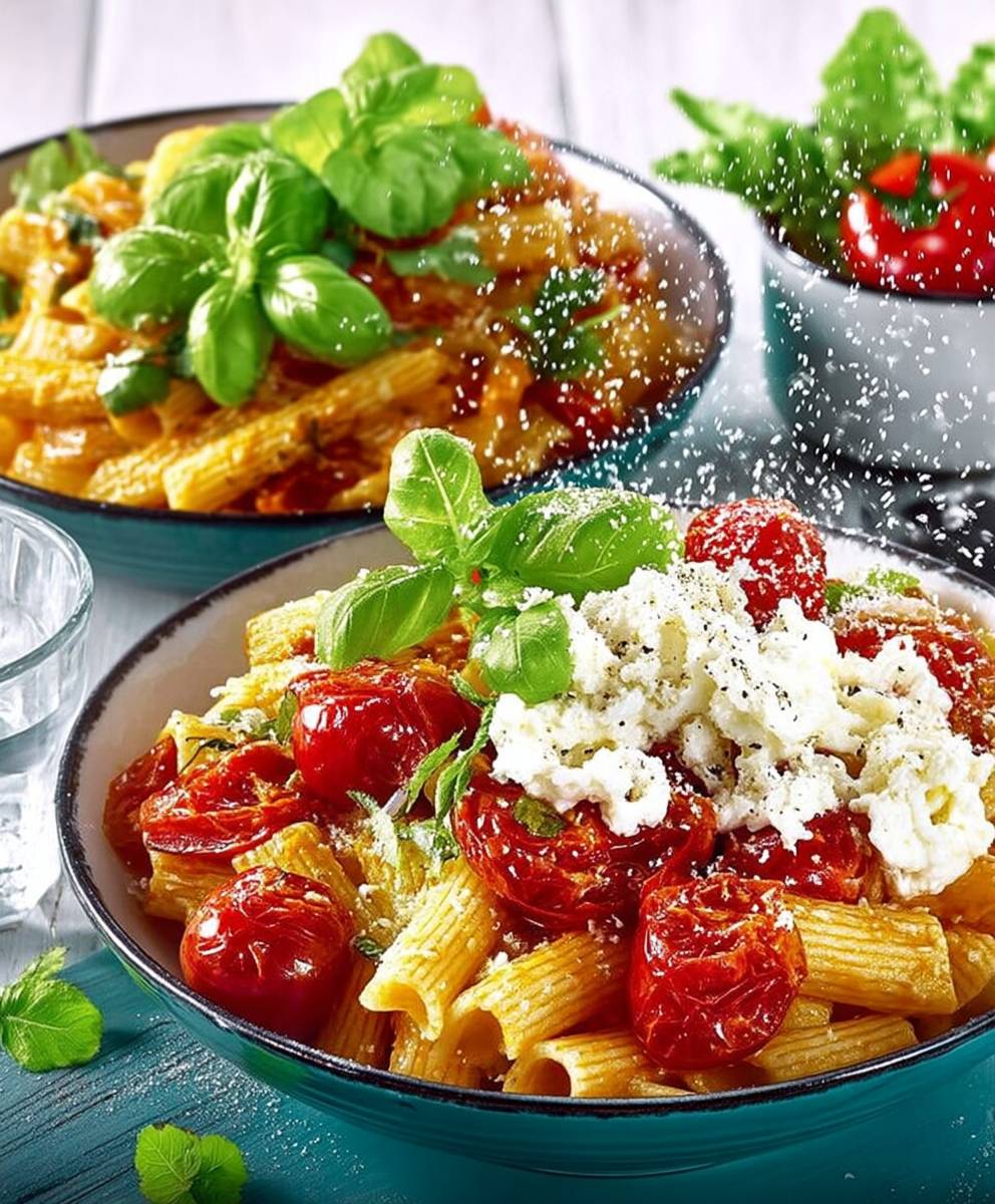 Pâtes tomates mi cuites