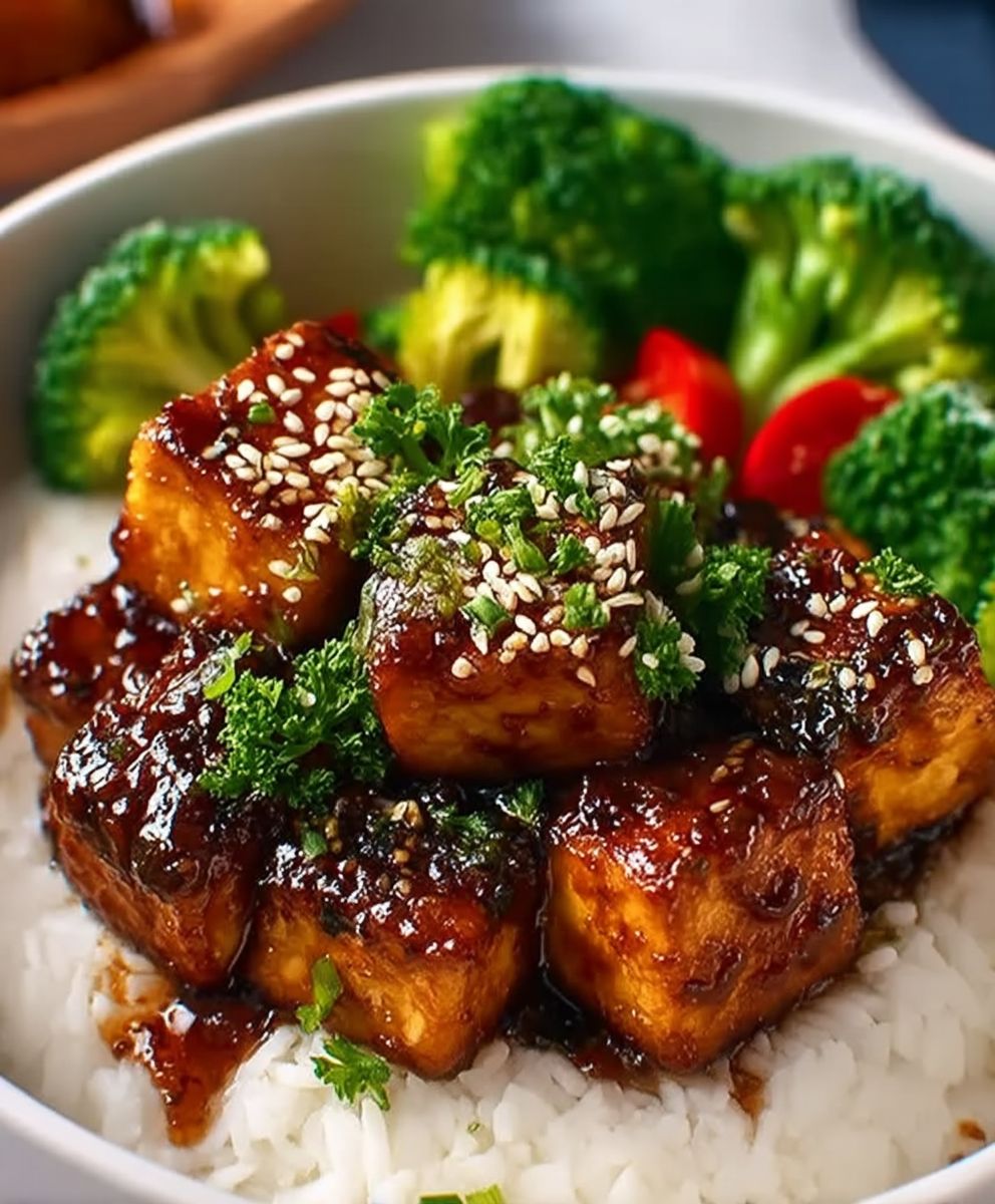 Tofu teriyaki prêt rapide