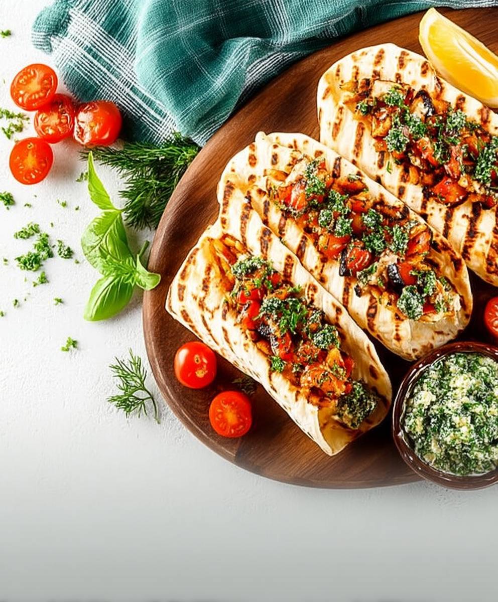 Wraps végétariens