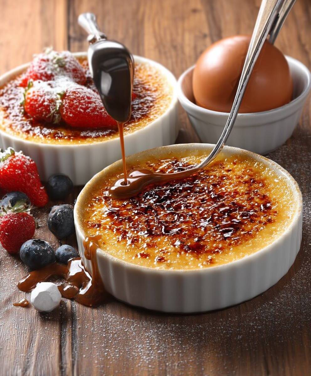 Crème brûlée maison