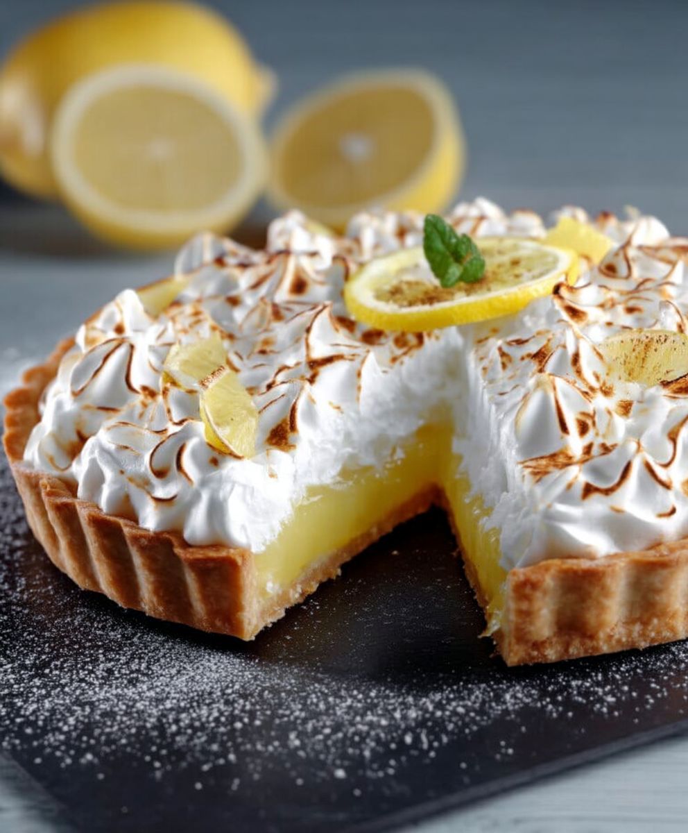 Tarte au citron meringuée