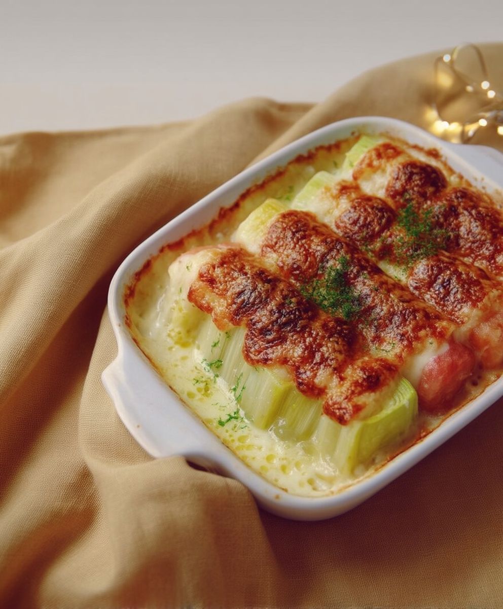 Poireaux gratinés facile