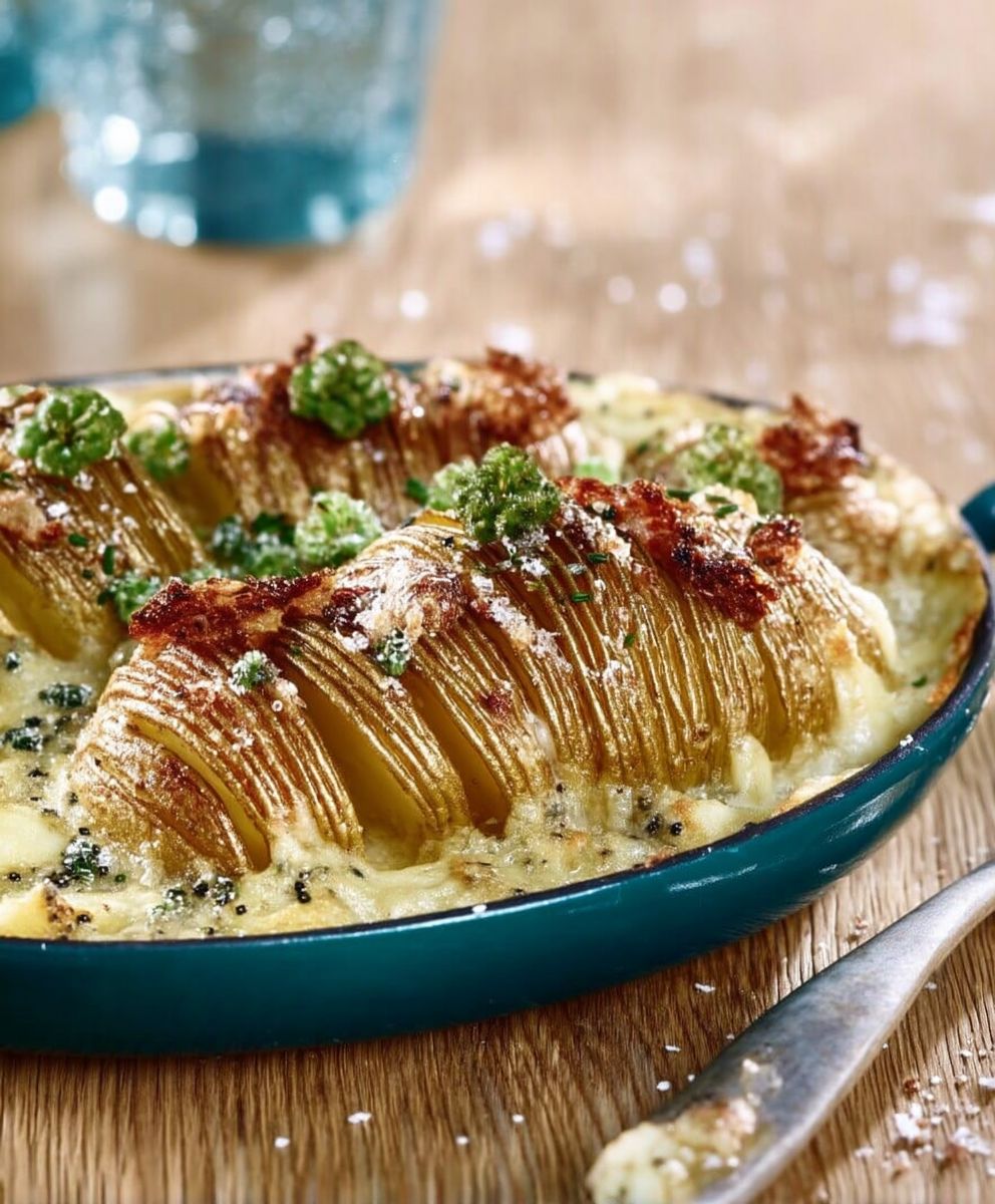 Gratin hasselback pommes de terre