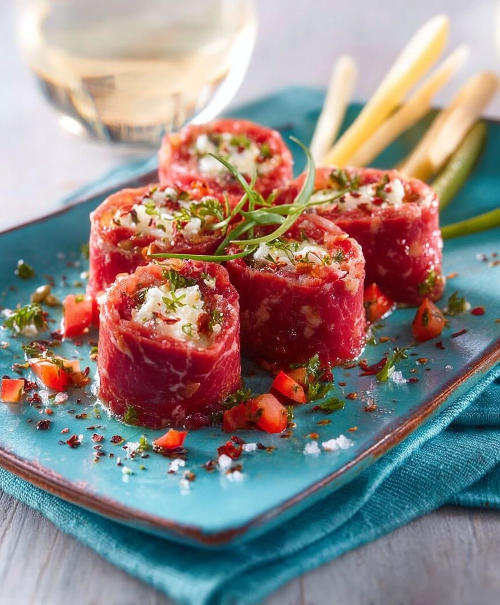 Tartare cannelloni