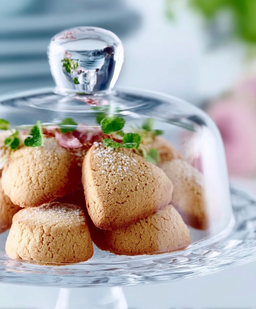 Sablés à l'eau de rose