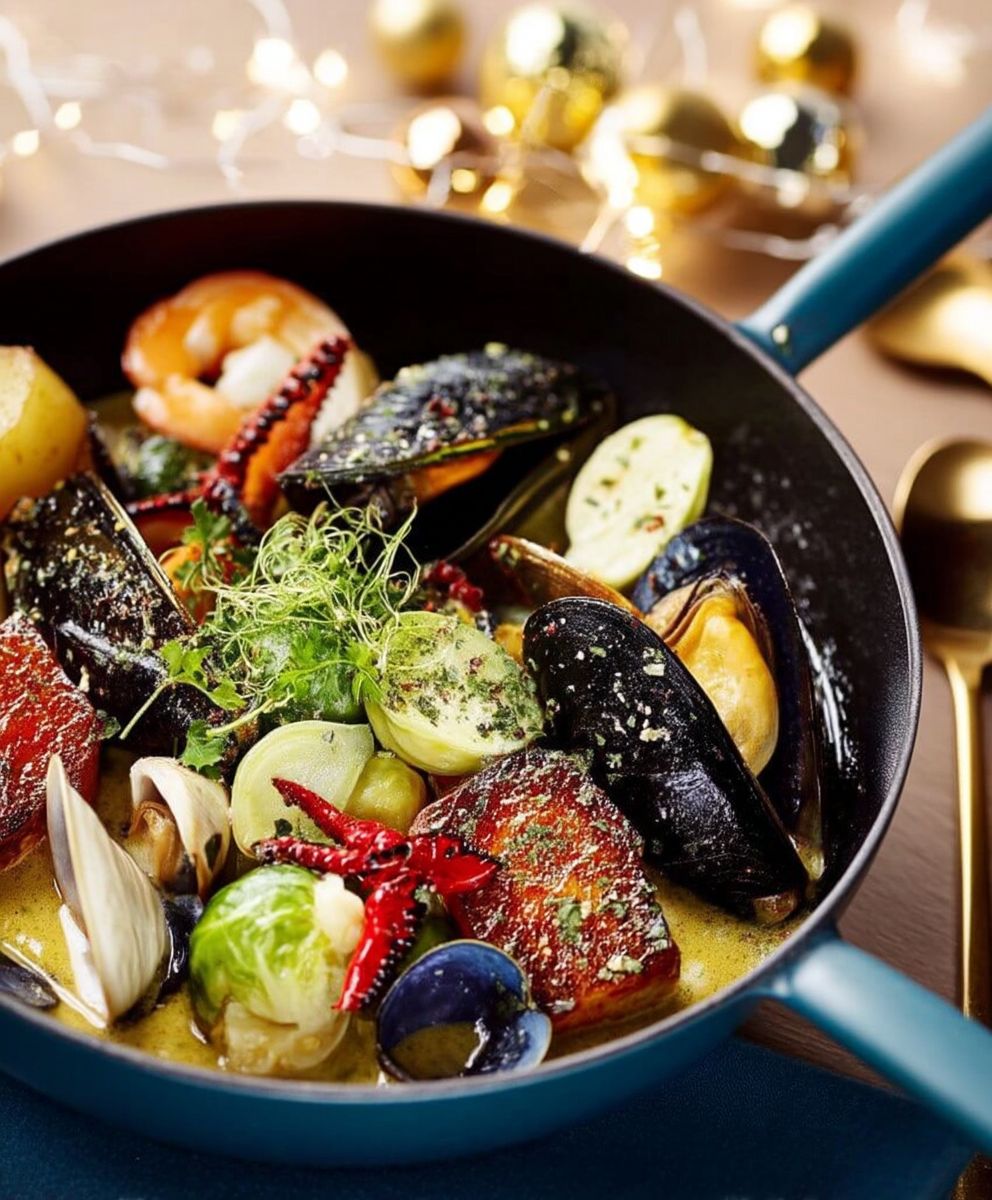 Mijoté de la mer au curry