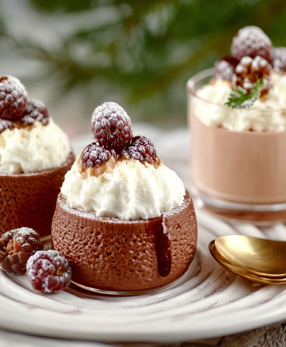 Soufflé glacé chocolat