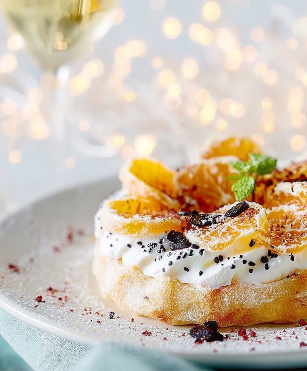 Charlotte stracciatella orange