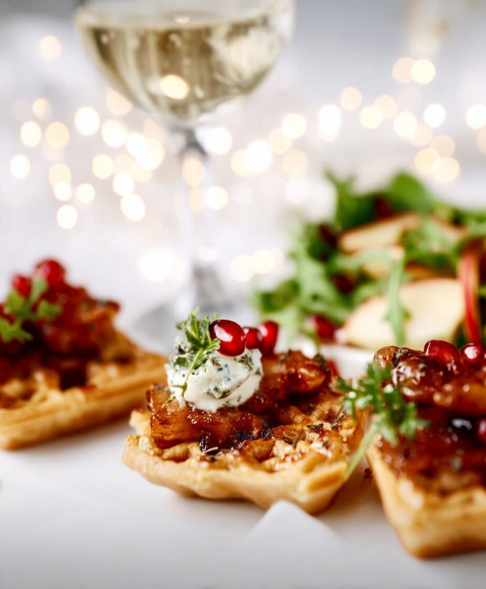 Tartelettes boudin blanc pommes