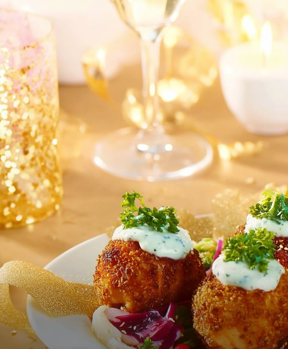 Arancini aux crevettes