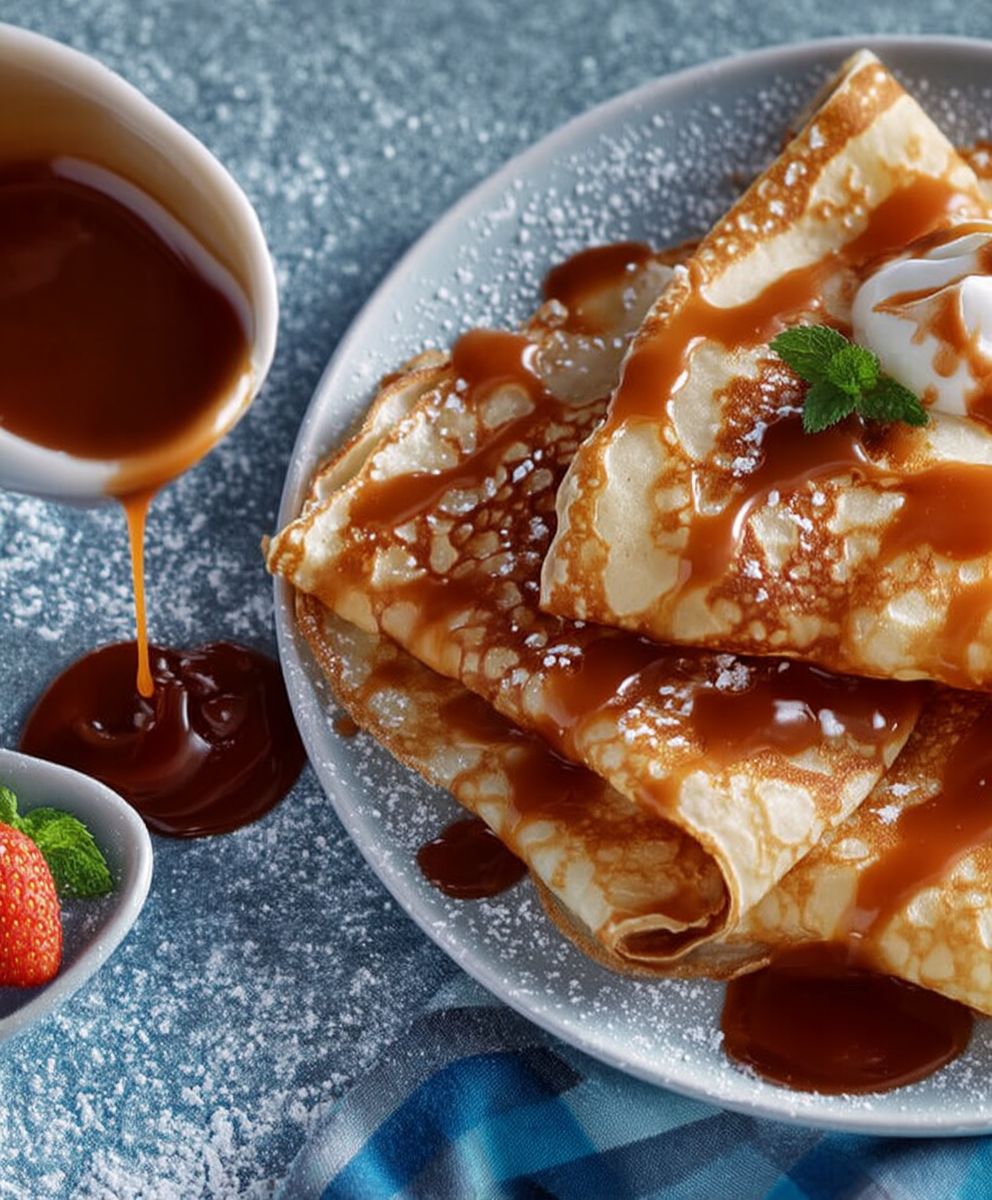 Crêpes caramel beurre salé