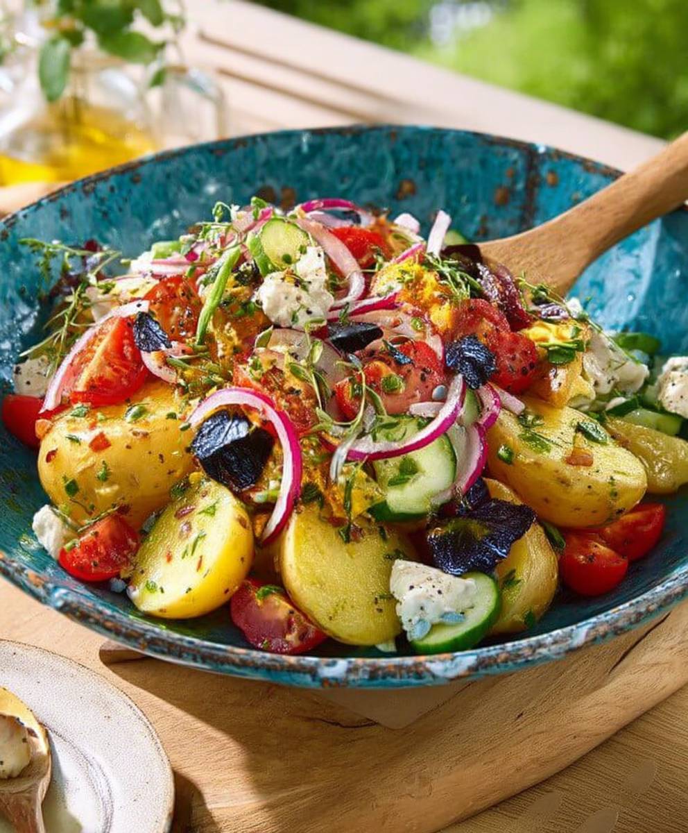 Salade pommes de terre grenailles