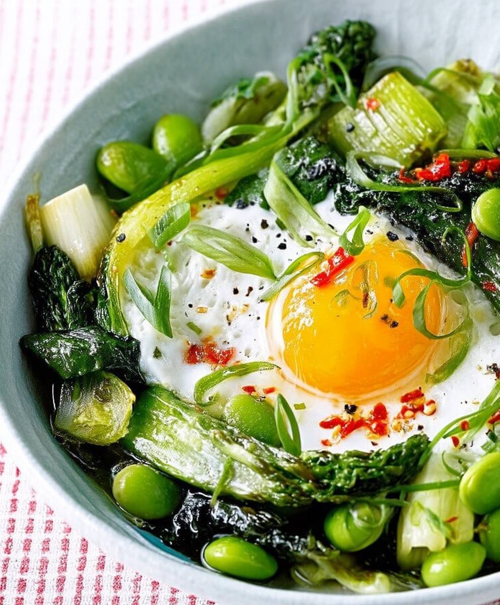 Poêlée légumes et uf