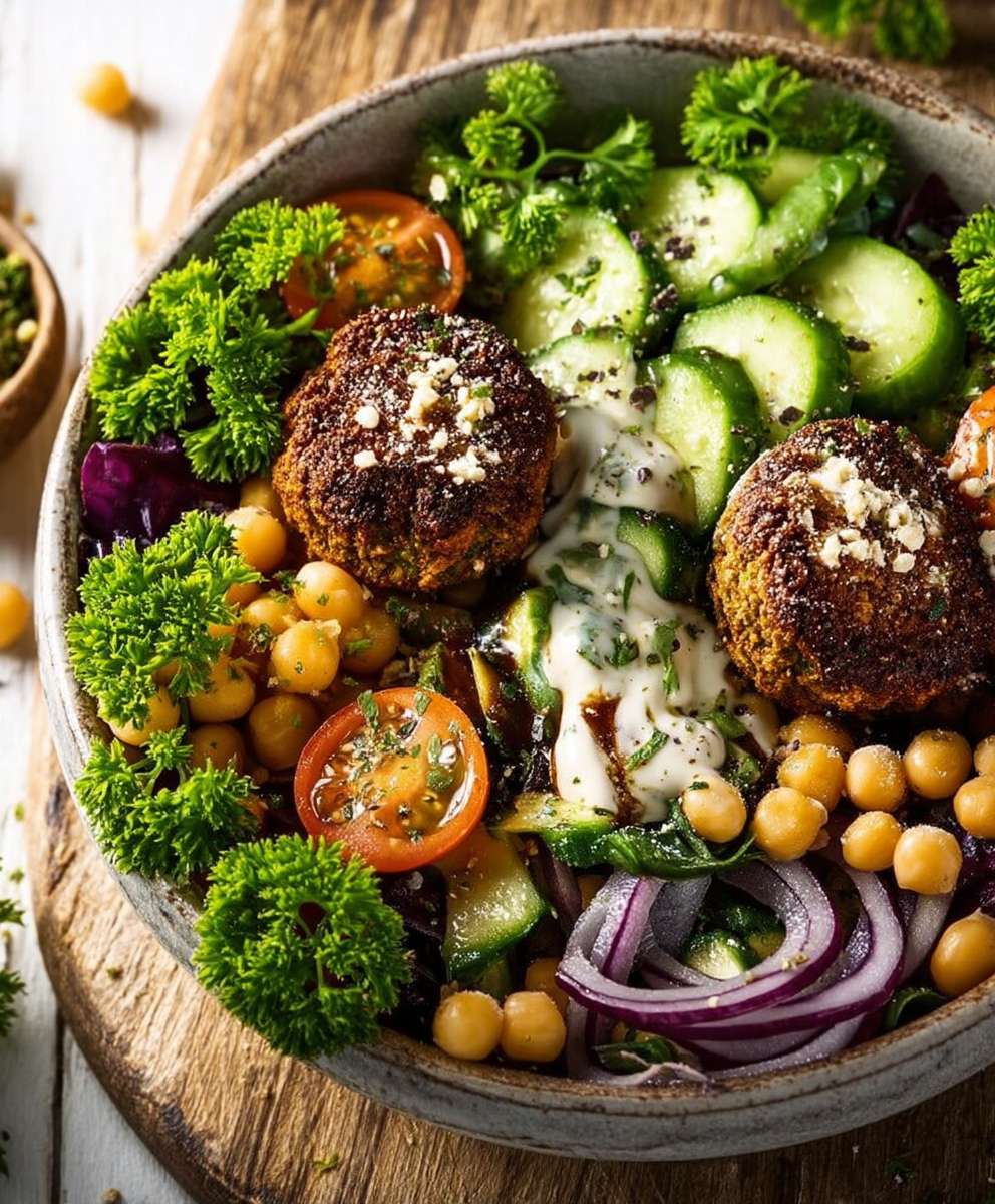 Bol de falafels