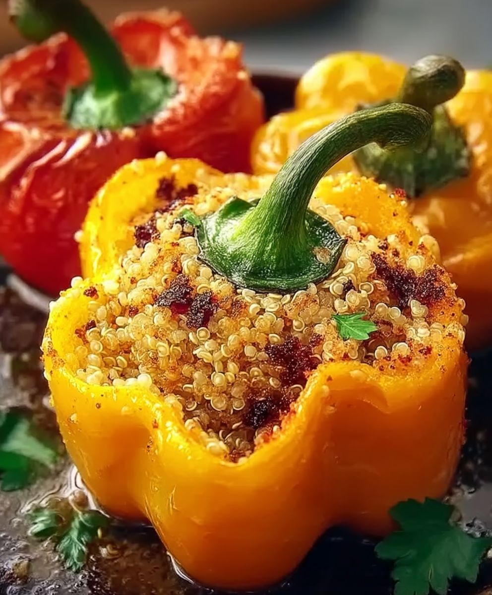 Poivrons farcis quinoa