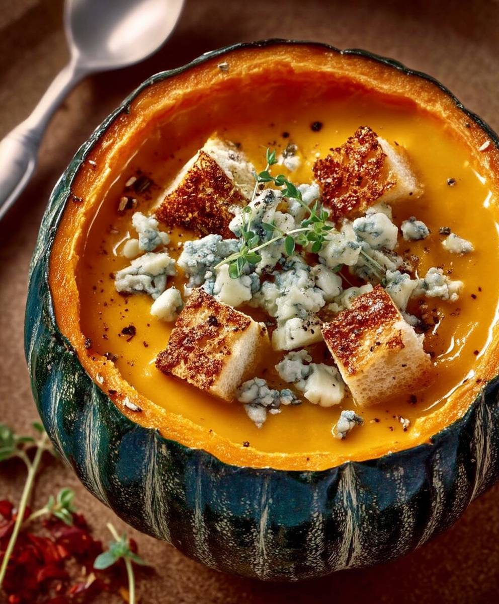 Potimarron bleu velouté