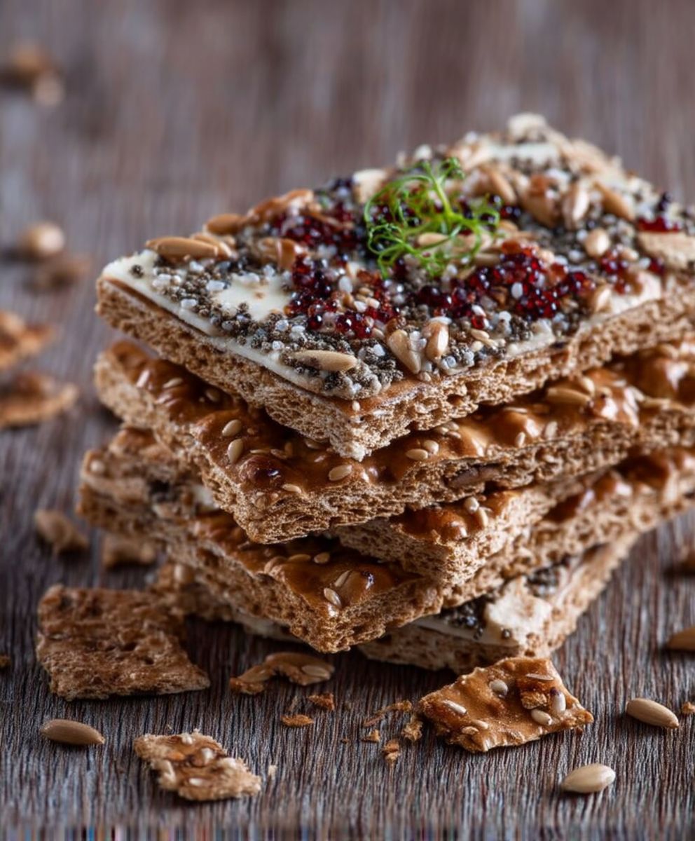 Crackers aux graines maison