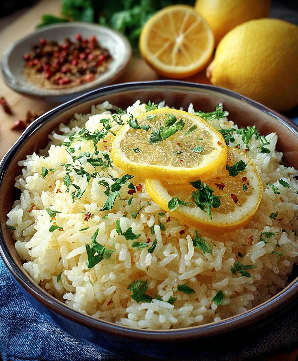 Riz au citron facile et rapide