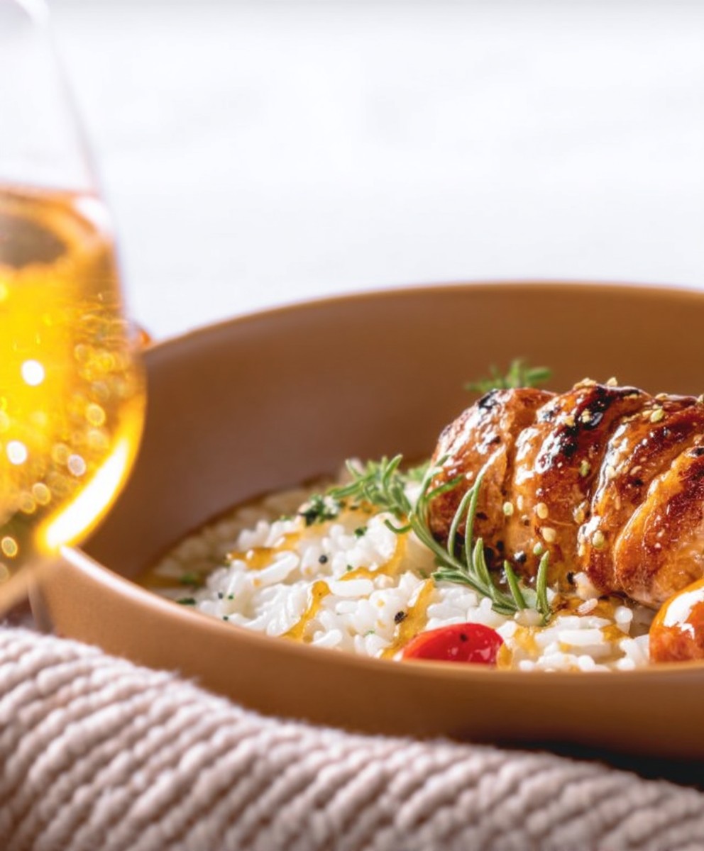 Ballotine de dinde risotto massala
