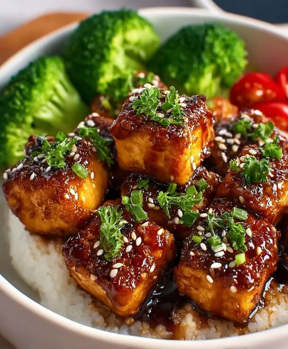 Tofu teriyaki prêt rapide