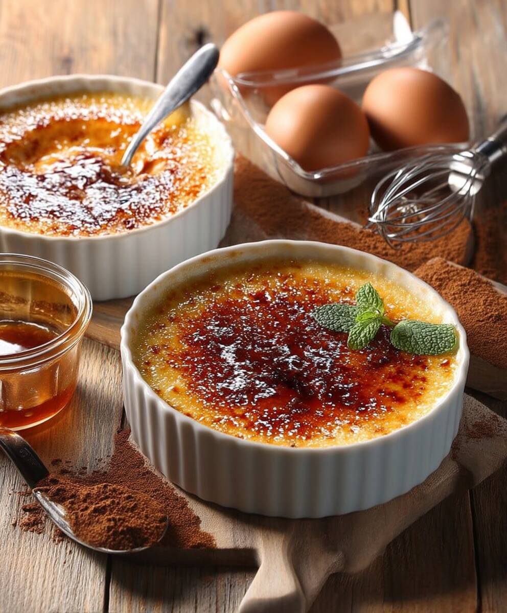 Crème brûlée maison