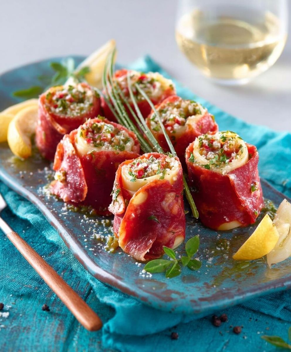 Tartare cannelloni