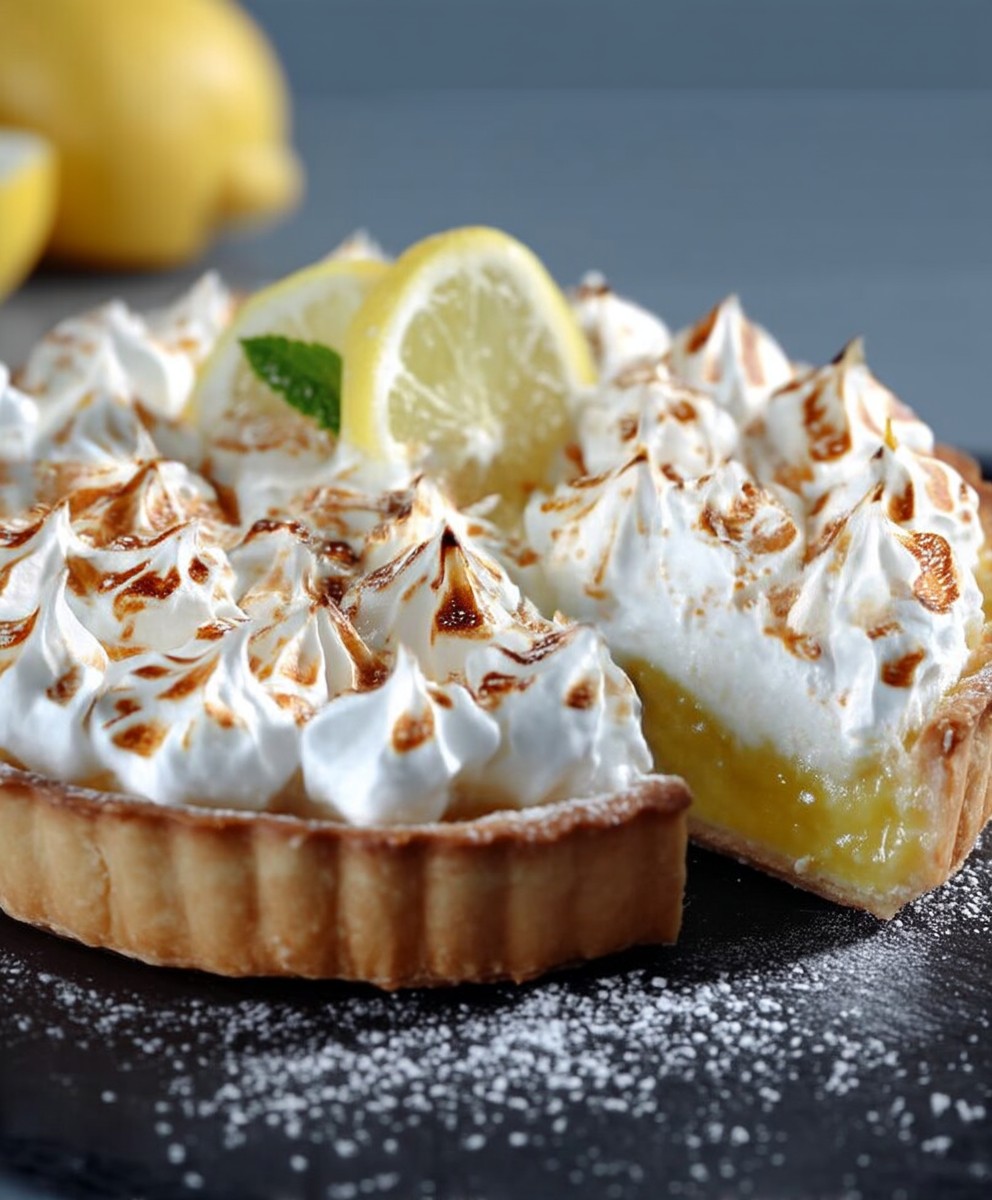 Tarte au citron meringuée