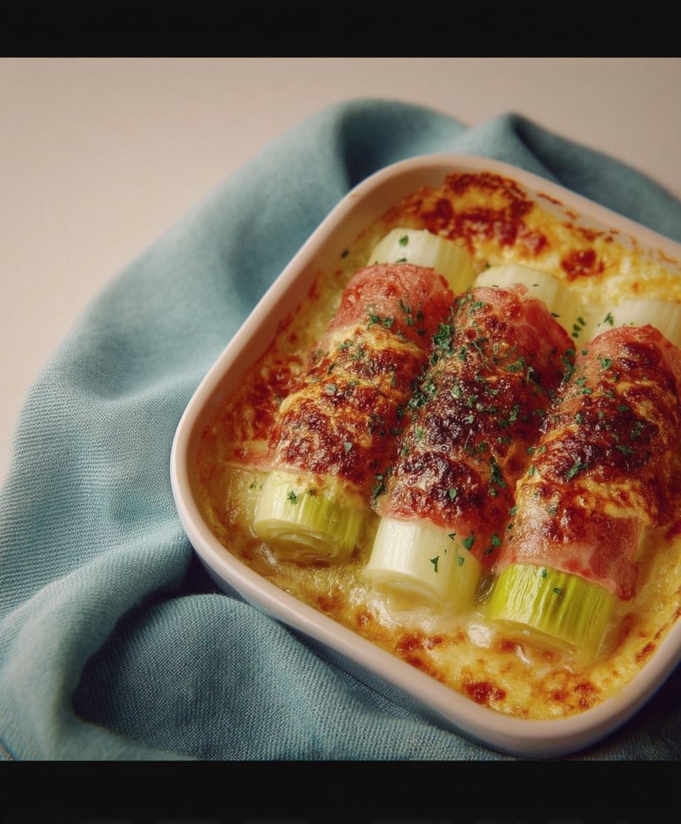 Poireaux gratinés facile