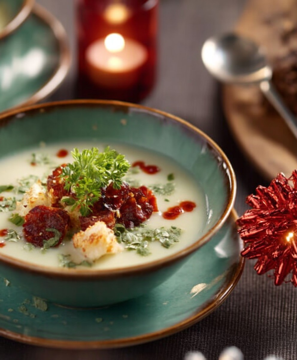 Soupe celeri chorizo