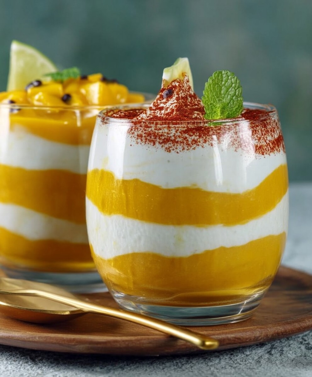 Verrine mangue coco