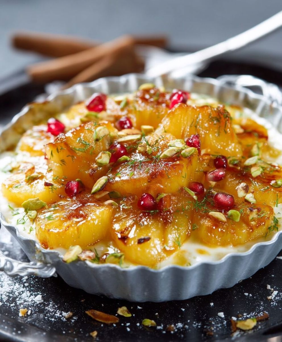 Gratin ananas facile rapide
