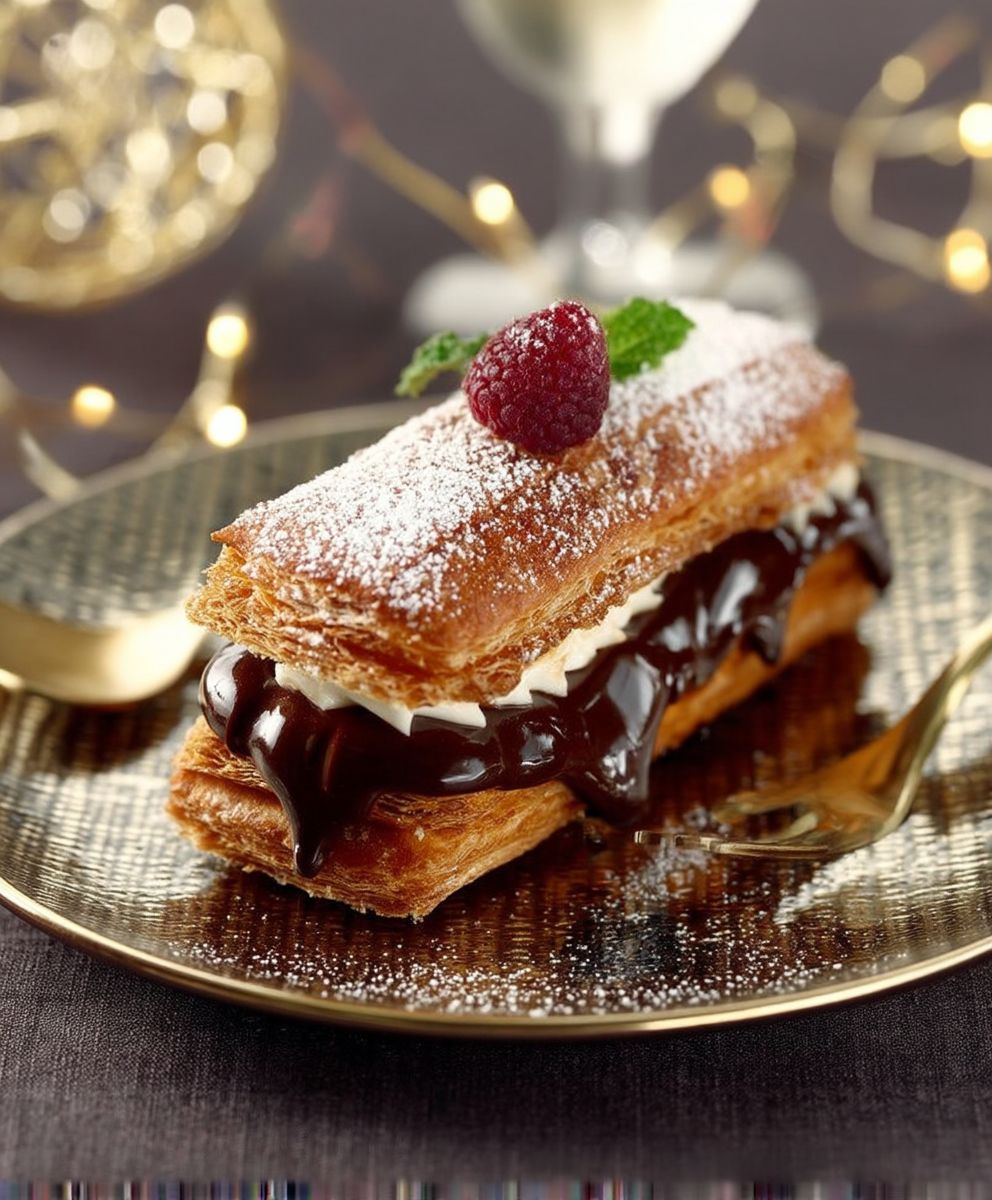Mille feuilles au chocolat