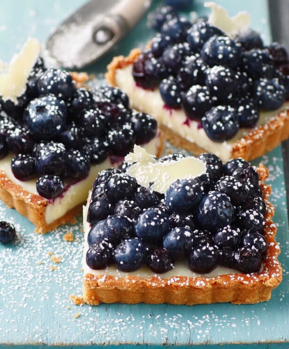 Tarte aux myrtilles facile