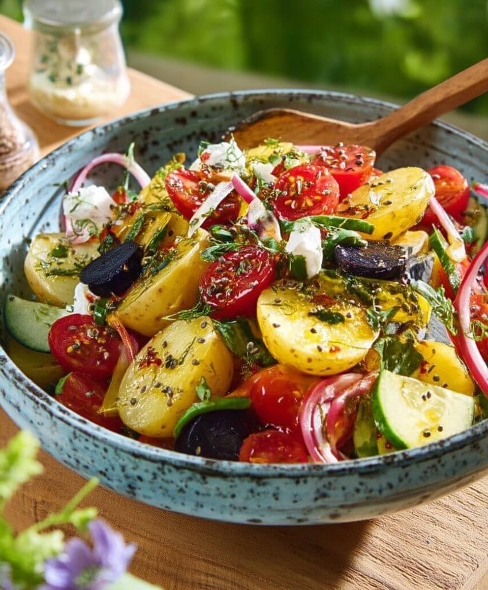 Salade pommes de terre grenailles