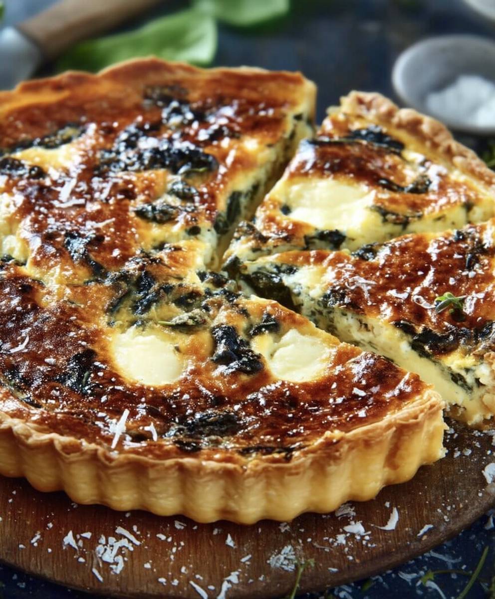 Tourte 3 fromages facile