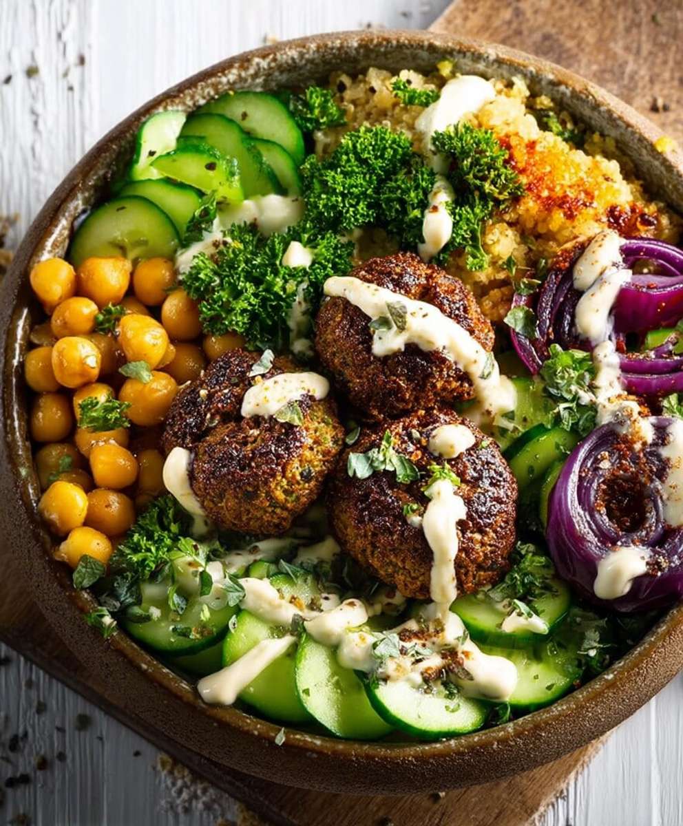 Bol de falafels