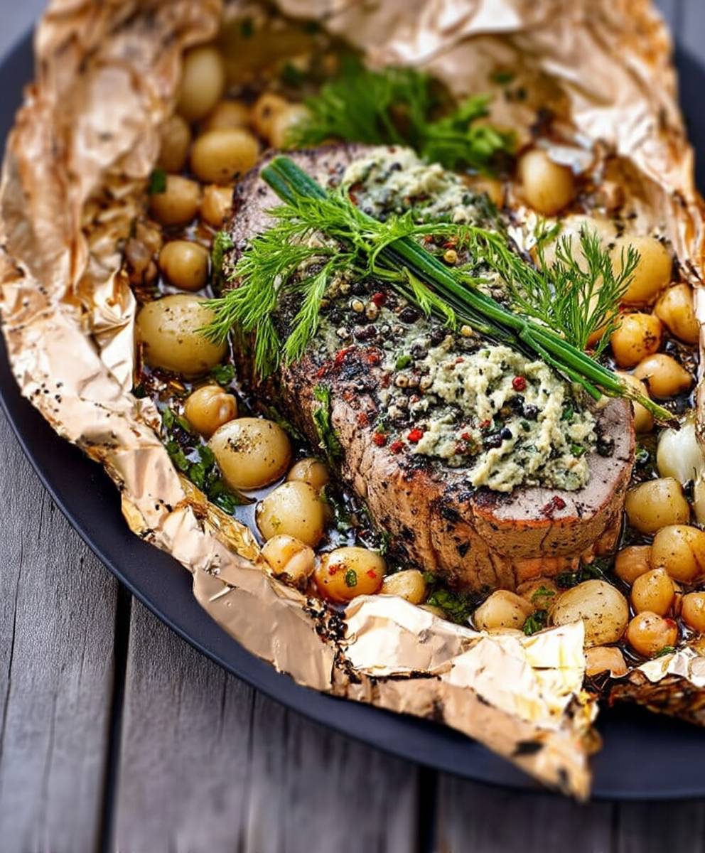 Filet mignon en papillote