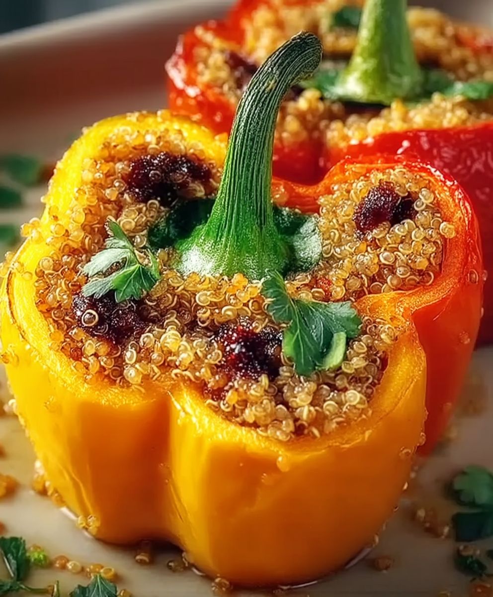 Poivrons farcis quinoa