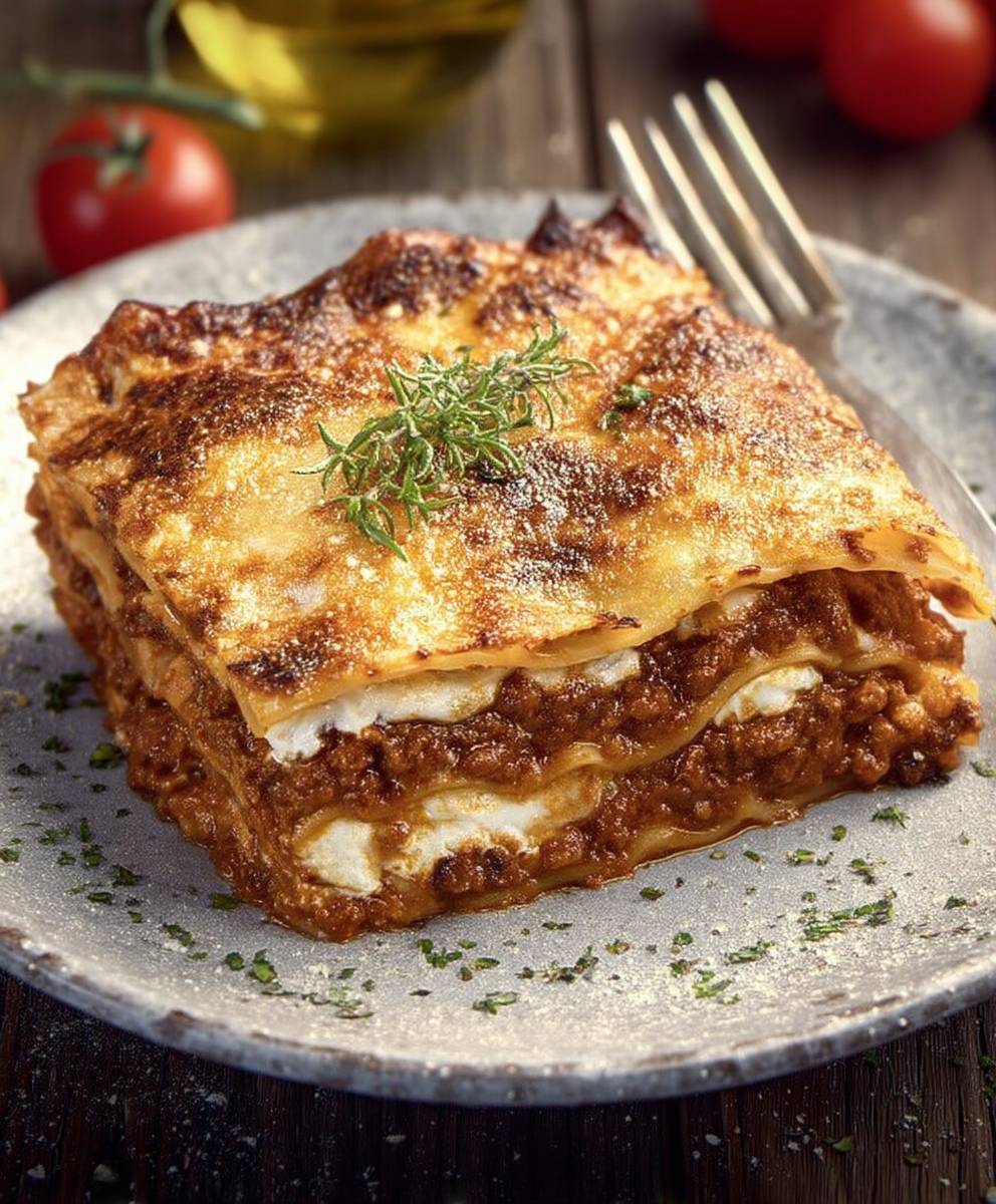 Lasagnes à la bolognaise