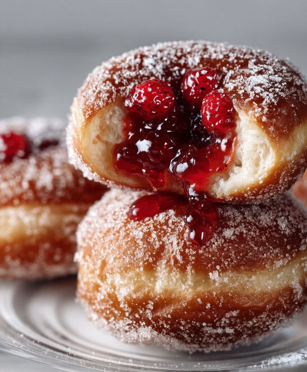 Beignets à la confiture maison