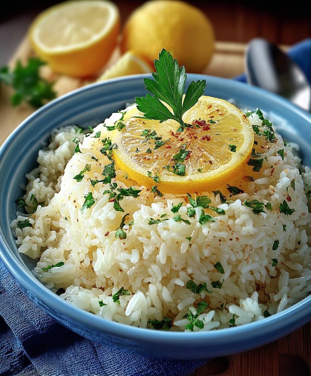 Riz au citron facile et rapide