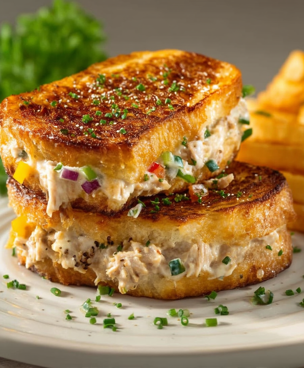 Grilled cheese au thon