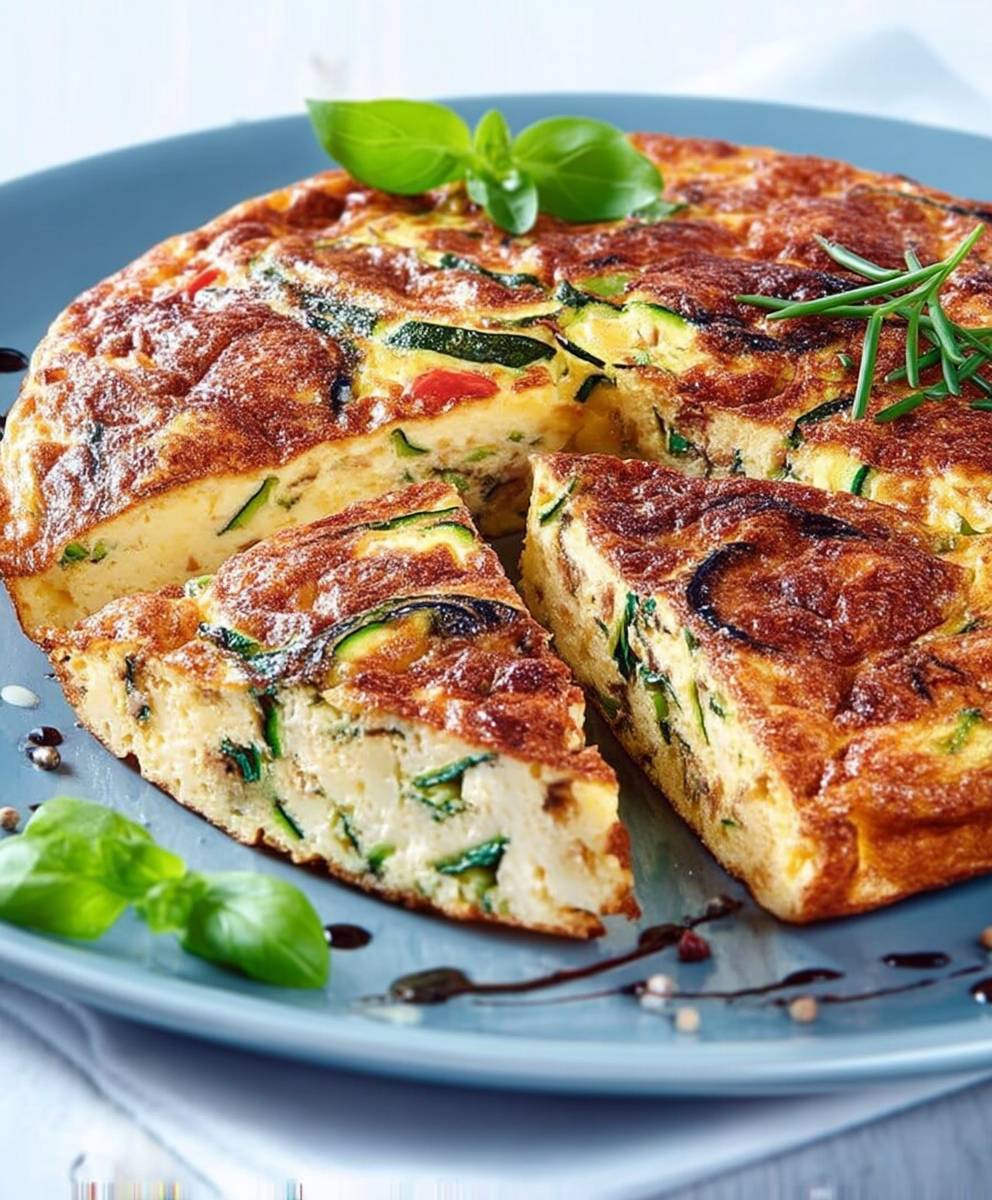 Frittata aux courgettes facile