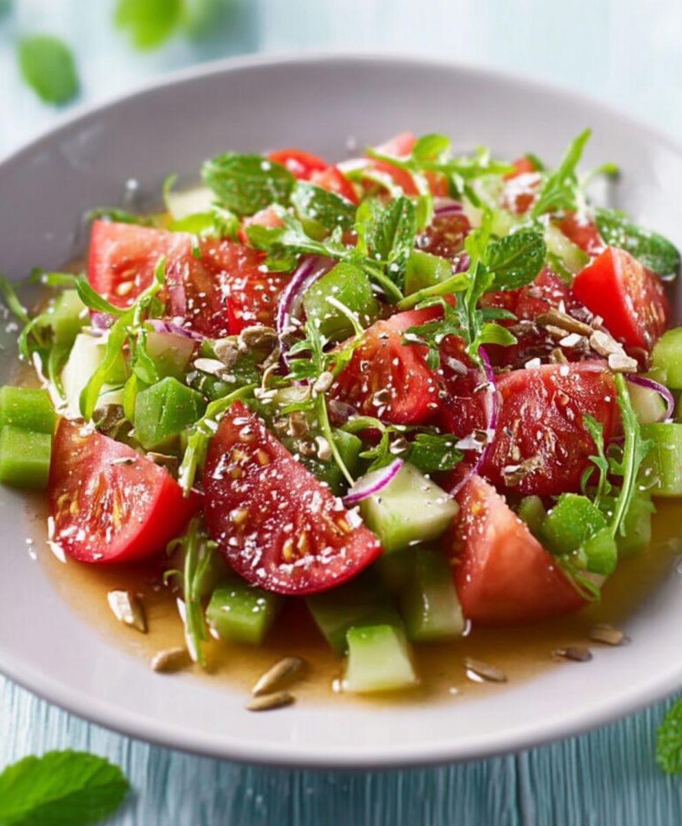 Salade de tomates facile