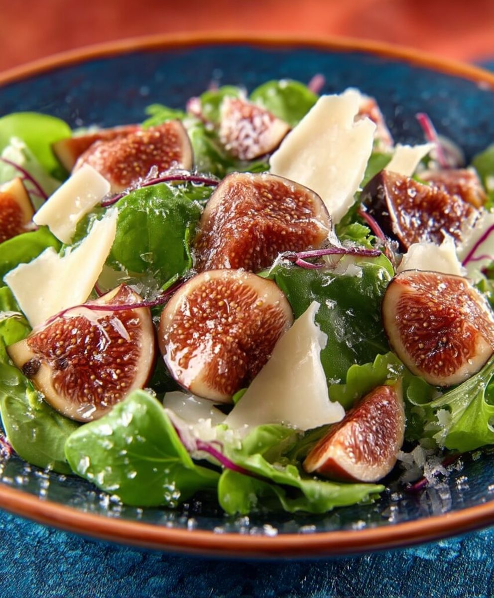 Salade automne figues Emmental Savoie