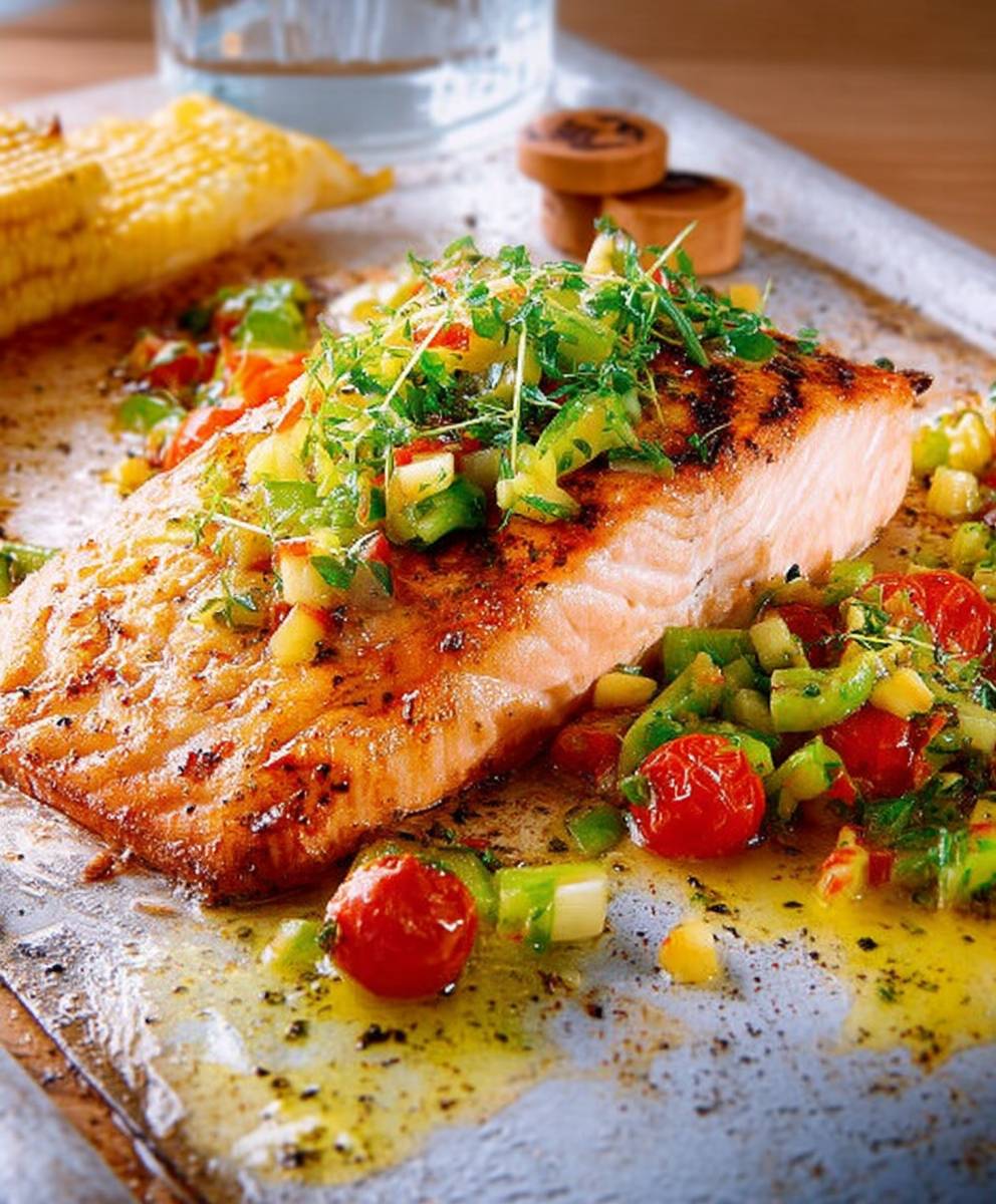 Saumon sauce vierge
