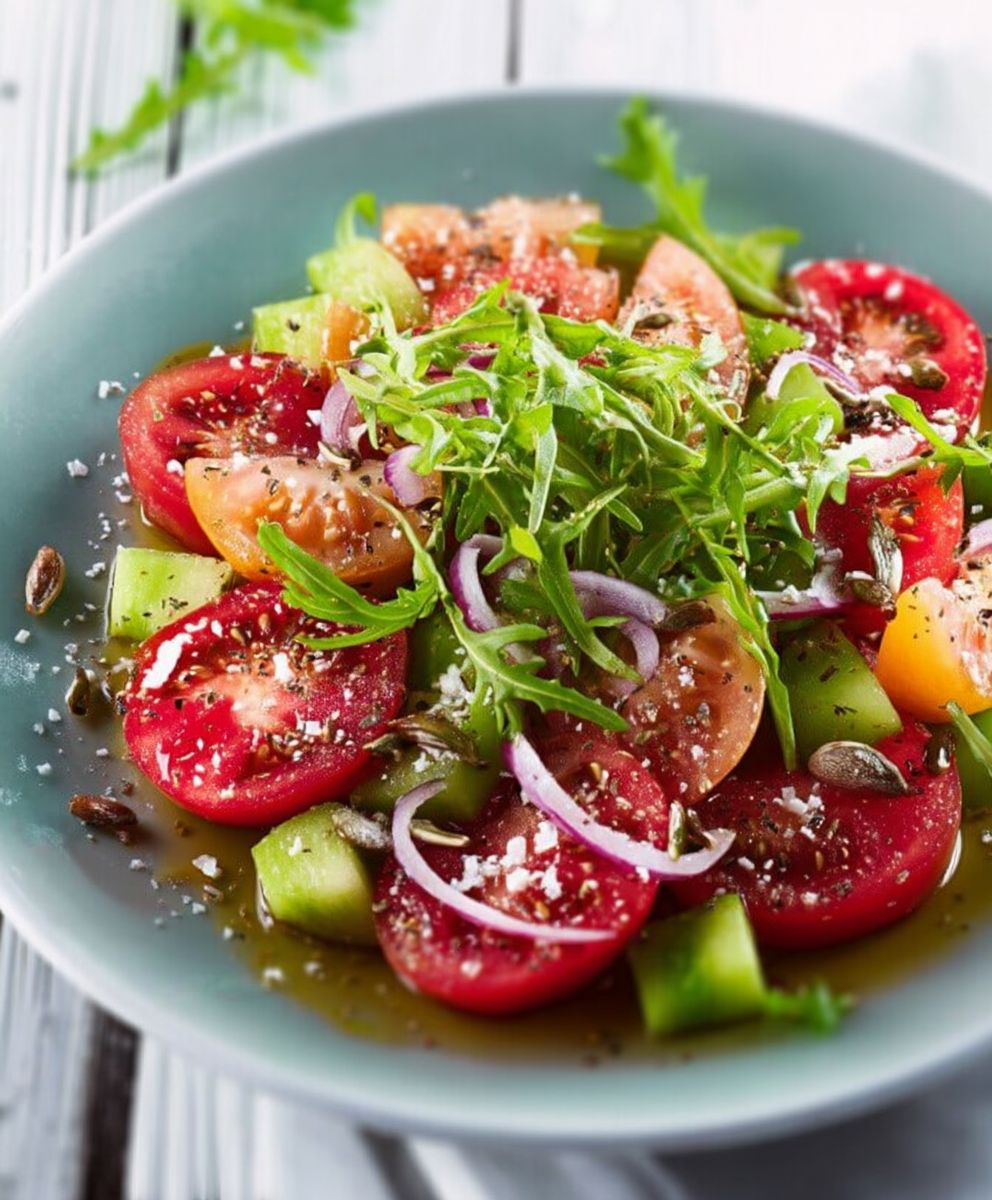 Salade de tomates facile